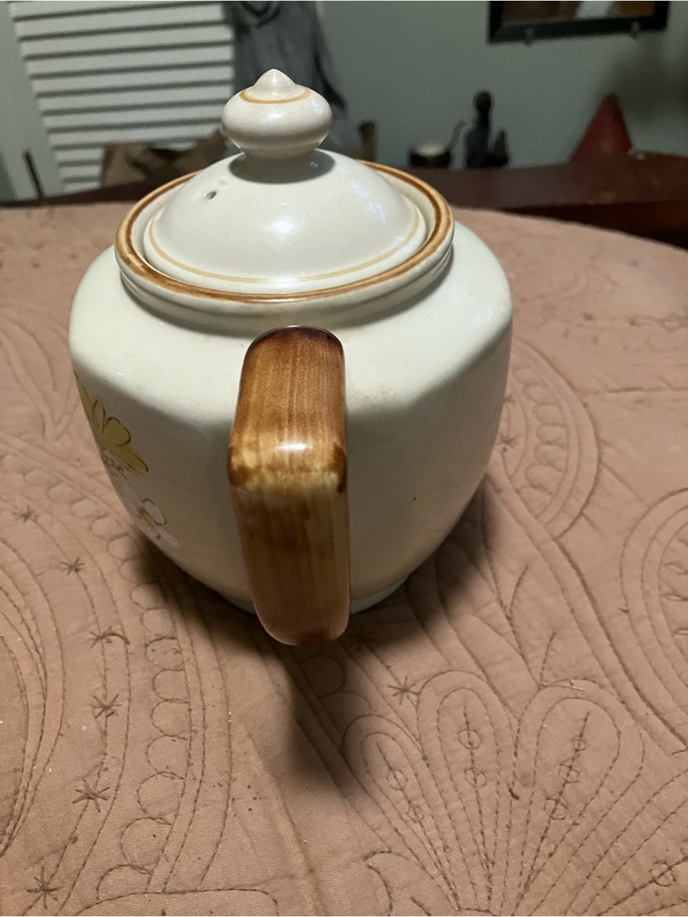 Vintage Jl Stonecrest Stoneware Teapot - Picture 3 of 9